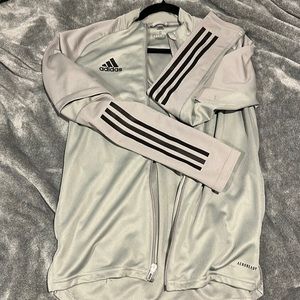 Full zip adidas soccer warm up